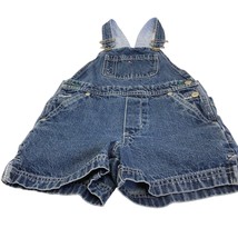 Tommy Hilfiger Short Shortie Blue Jean Overalls Kids Size 6 Pockets - £13.33 GBP