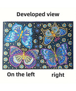 Floral Butterfly Theme PU Leather Travel Passport Holder - €8,41 EUR