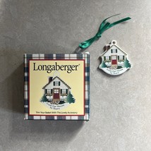 Vintage Longaberger Basket Tie On Tag Ornament From Our House to Yours - $279.41 MXN