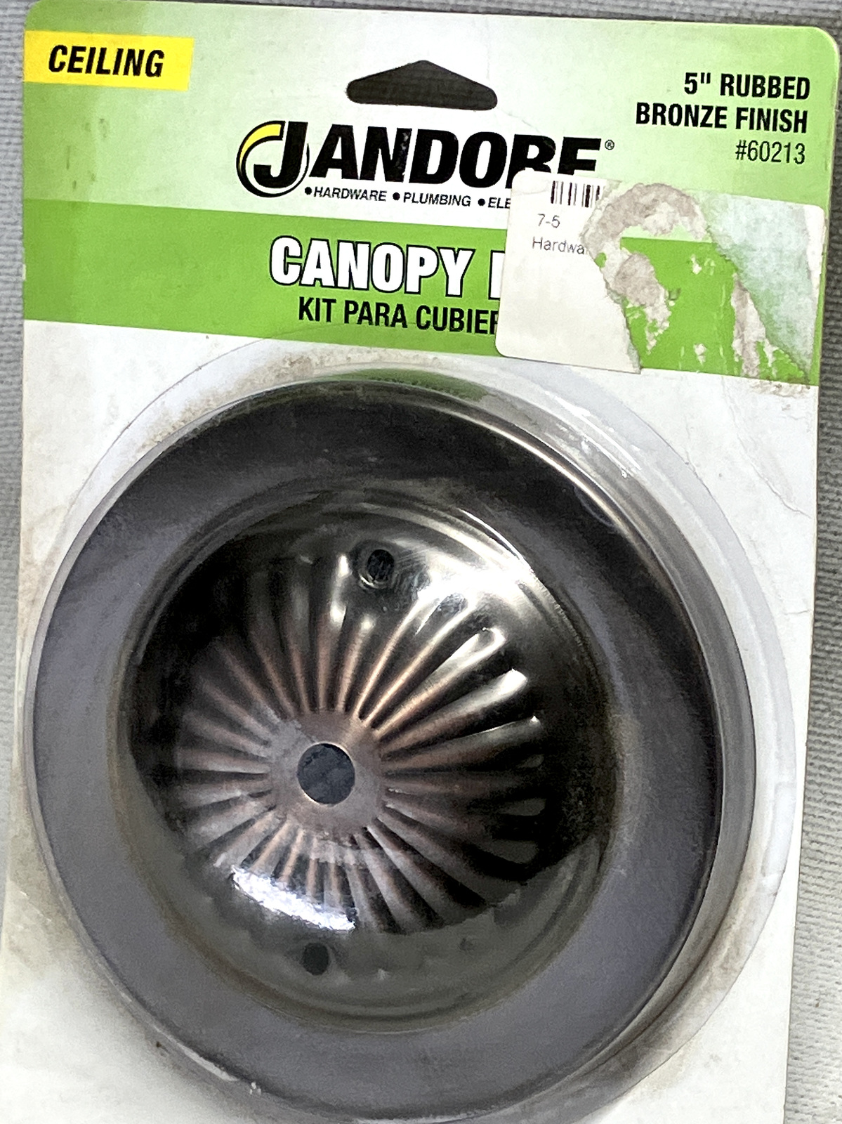 Ceiling light 5&quot; inch bezel cover canopy  - $3.99