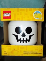 LEGO Large 9 x 10 Inch Plastic Storage Head | Skeleton Halloween NEW - £37.60 GBP