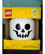 LEGO Large 9 x 10 Inch Plastic Storage Head | Skeleton Halloween NEW - £46.40 GBP