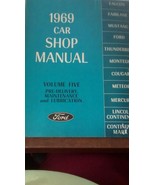 1969 Ford Shop Manual Volume 5 Pre- Delivery, Maintenance, Lubrication o... - £10.87 GBP