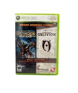 Bioshock &amp; Elder Scrolls IV Oblivion Combo Xbox 360, 2009 CIB Complete U... - £8.14 GBP