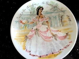 1976 Limoges Collector Plate of Scarlet in Crinoline - £20.85 GBP