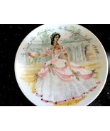 1976 Limoges Collector Plate of Scarlet in Crinoline - $27.00