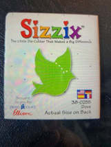Sizzix Dove small die - $4.00