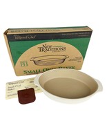 Pampered Chef Small Oval Baker Casserole 1316 Glazed Stoneware New Tradi... - $39.60