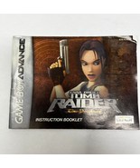 Lara Croft Tomb Rider The Prophecy Game Boy Advance Booklet Manual Only - $6.79