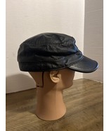 Wilsons Mens  Leather Biker Cap L/XL Black - €36,17 EUR