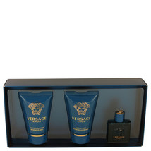 Versace Eros by Versace Gift Set -- .17 oz Mini EDT + .8 oz Shower Gel + .8 oz A - $932.77 MXN