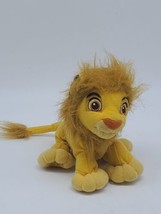 Vintage Lion King Simba 6&quot;  Plush Stuffed Animal CLEAN  - $39.26