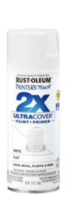 Rust-Oleum Painter&#39;s Touch 2X Flat White General Purp Spray Paint,12 Oz - £8.44 GBP