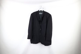 Vtg 50s Streetwear Mens 42L Distressed Wool Brocade 3 Button Suit Coat J... - £149.48 GBP