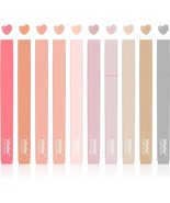 10 Pcs Aesthetic Highlighters Chisel Tip Marker Pens Assorted Pink Colors - $239.14 MXN