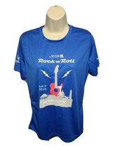 2018 Brooks Rock n Roll Washington DC Marathon &amp; Half Womens Large Blue Jersey - £14.24 GBP