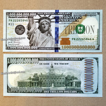 One Trillion Dollar Bill - Become a Trillionaire Now! LOL! Fake Money - $6.78 CAD
