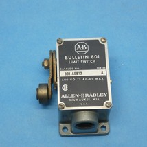 Allen Bradley 801-ASB12 Limit Switch Roller Left Spr Ret NC Slow Action New - £120.18 GBP