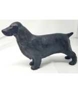 Cocker Spaniel Figurine Black Tail Up Large Celluloid Ideal Toy Vintage - £14.94 GBP