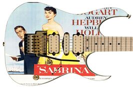 Guitar Skin Electric Axe Wrap Re-skin Bogart, Hepburn in the Classic Sab... - $44.50