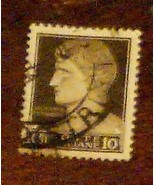 Vintage Used Oute Italiane Augustus Imperator 10  Stamp - NICE COLLECTIB... - $3.95