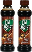 Set of Two (2) Old English 8 Ounce Dark Wood Furniture Polish And Scratch Cover - £31.26 GBP