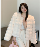 Winter Fashion Faux Fur Coat - £68.70 GBP