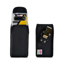Belt Clip Fits Galaxy S10 With Otterbox Symmetry Vertical Holster Black Nylon - £29.77 GBP