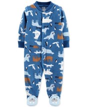 allbrand365 Designer Infant Boys Footed Fleece Walrus Coverall,6 Months - £25.21 GBP