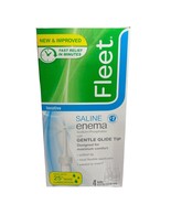 Fleet Saline Enema Laxative OTC 4 Count Bottles 4.5oz each - $24.34 CAD