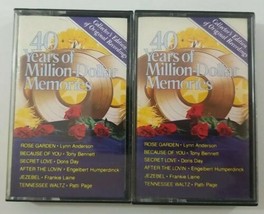 40 Years of Million Dollar Memories Tape 2 Tape 3 Cassettes 1984 Readers Digest  - £14.70 GBP