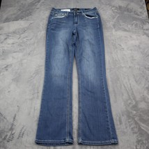 Earl Jeans Pants Womens 6 Blue Mid Rise Slim Boot Cut Casual Bottomwear - £23.33 GBP