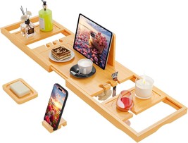 Bathtub Tray,Bath Tray For Tub,Bath Tub Tray Wood,Bath Caddy Tray For - $33.99