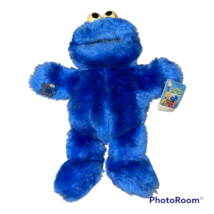 Cookie Monster Hand Puppet Applause 14018 Sesame Street Vintage 1988 Rattle Eyes - $34.62