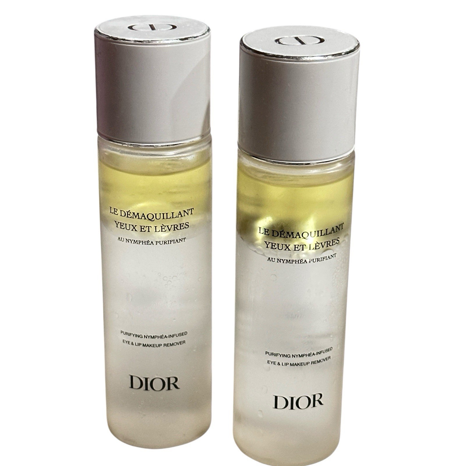 2X CHRISTIAN DIOR ~ PURIFYING NYMPHÉA-INFUSED EYE &amp; LIP MAKEUP REMOVER ~... - $33.75