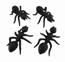 Zeckos Set of 4 Cast Iron Black Ant Statues Insect Figures - £36.39 GBP