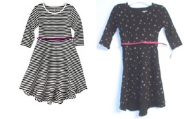 Cherokee Girls High Low Dresses with Belts 2 Choices Sizes XS, Sm and Med NWT - $11.99