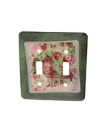 3d Rose Floral Frenzy Toggle Switch Cover Multi-Color 5 in x 5in - $8.90