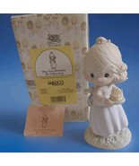 Vintage 1990 Precious Moments &quot;May Your Birthday Be A Blessing&quot; #524301 - $148.74 MXN