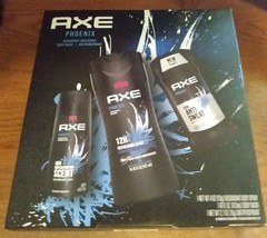 AXE PHOENIX Holiday 3-Piece Gift Set, Antiperspirant, Deodorant Body Spr... - £9.43 GBP