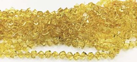 40PCS Yellow Citrine Faceted Box Beads Diamond Square 10mm 16&quot; Beads Yel... - £21.58 GBP