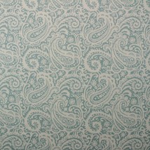 Kravet Arta Turquoise Blue Paisley 100% Cotton Multiuse Fabric By Yard 54&quot;W - £15.84 GBP