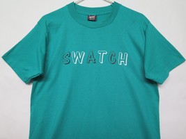 Vtg Swatch Watch Promo T Shirt Sz Medium M Fruit Loom 50 USA 80s 90s Rare - £110.67 GBP