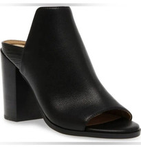 NIB Barkar Black Peep Toe Sandal Mule Booties DV BY DOLCE VITA Size 10 Sfs - £30.96 GBP