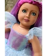 Custom OOAK American Girl Doll ZINNIA Ballerina Ombre Pink Purple Hair M... - £233.62 GBP