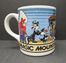 1983 Magic Mountain Warner Brothers Coffee Mug Bugs Bunny Roadrunner Pepe Sam - £6.02 GBP