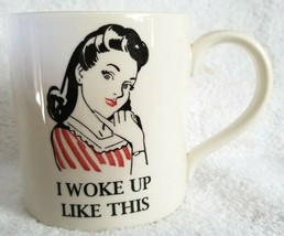 Royal Stafford Coffee Cup Mug I Woke Up Like This Burslem England Potteries - £11.97 GBP