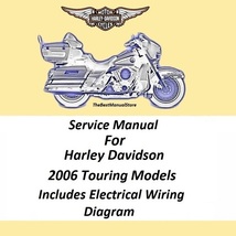 2006 Harley Davidson Touring Models Service Manual + Electrical Wiring D... - $27.95