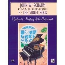 Piano Course: E-The Violet Book [Unknown Binding] John W. Schaum - $37.53 MXN