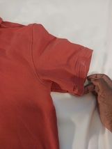 IZOD Short Sleeve Red Collared Men T-shirt Size Medium  image 2